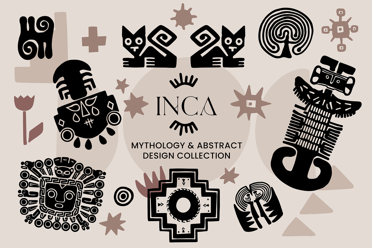 Inca, Mythology & Abstract, a Decorative Illustration by Camara Design (Photo 1 of 8)