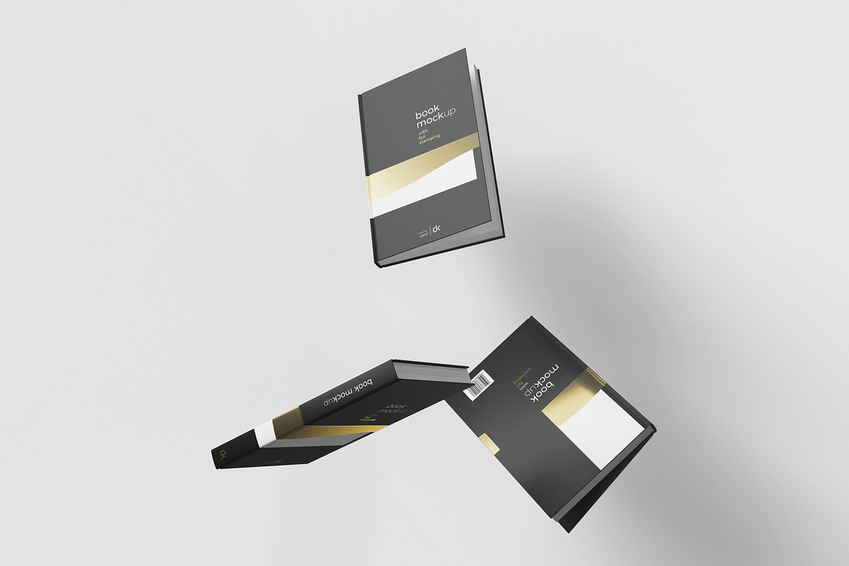 Hardcover Book Mockup, a Print Template by KIPET (Photo 10 of 15)