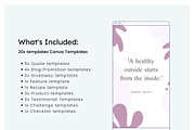 Wellness Pinterest Canva Templates, a Social Media Template by Cultive Creative (Thumbnail 3 of 12)