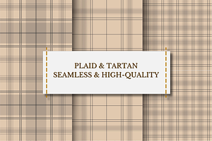 Warm Brown Tartan Pattern, a Pattern Graphic by wind mill