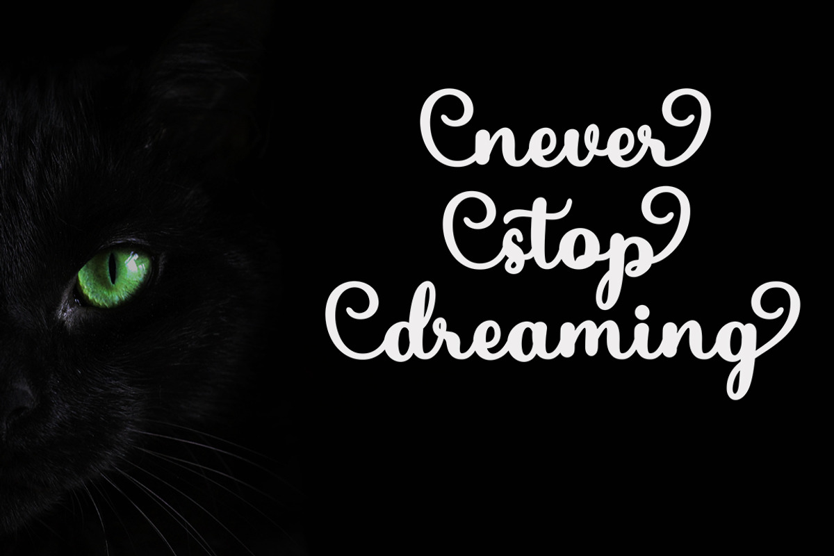 Fantasy Script, a Script Font by Bosstype Studio (Photo 5 of 8)