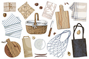 Local bakery. Types of bread., a Food Illustration by handsketched (Thumbnail 5 of 15)
