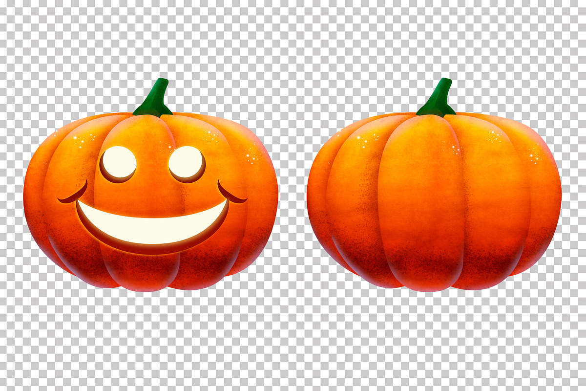Halloween Pumpkins Clipart, a Decorative Illustration by doghead (Photo 3 of 6)