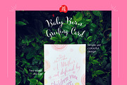 Baby born celebration card, a Card Template by Laffmate (Thumbnail 2 of 4)