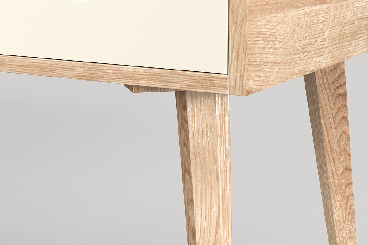 Scandinavian Desk 06, a Furniture 3D Model by maxtracing2 (Photo 8 of 11)