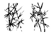 Vector japanese bamboo set, a Decorative Illustration by DerzhavinaArt (Thumbnail 2 of 4)