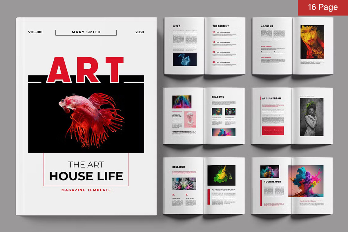 Magazine Bundle, a Magazine Template by ContestDesign (Photo 30 of 84)