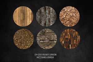 80 Wood Never-Ending Texture Brushes