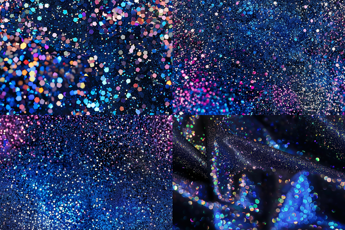 Navy Holographic Glitter Seamless, a Pattern Graphic by PrintablesByFranklyn (Photo 4 of 6)