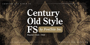 Century Old Style FS, a Serif Font by FontSite Inc. (Thumbnail 1 of 2)