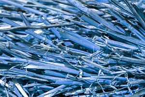 The straw lies on the ground, an Abstract Photo by Schreibikus
