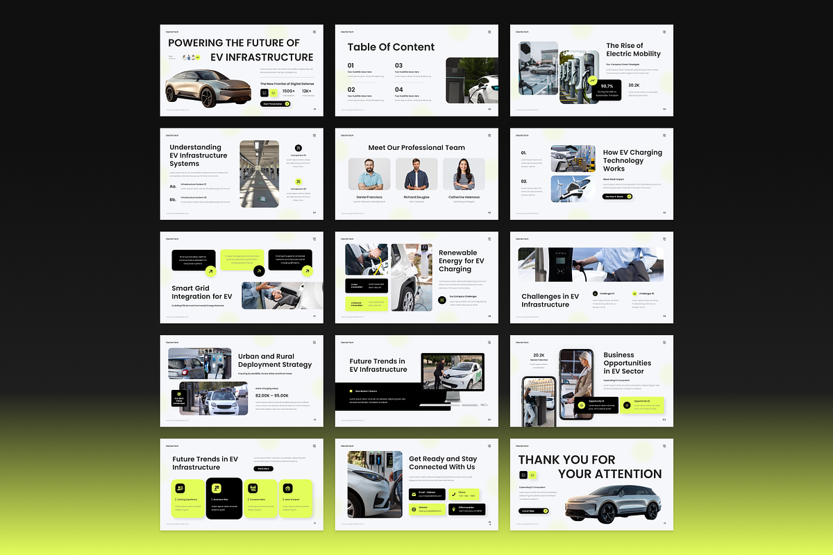 Electric Vehicle Google Slide, a Presentation Template by Annora Studio (Photo 7 of 7)