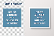 White Square Frame Mockup, a Print Template by Minty Fresh Graphics (Thumbnail 4 of 4)