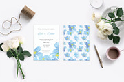 Blue Flower Watercolor Invitation, an Invitation Template by Love Design (Thumbnail 5 of 7)