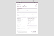 Member Registration Form Template, a Stationery Template by BrandPacks (Thumbnail 5 of 6)