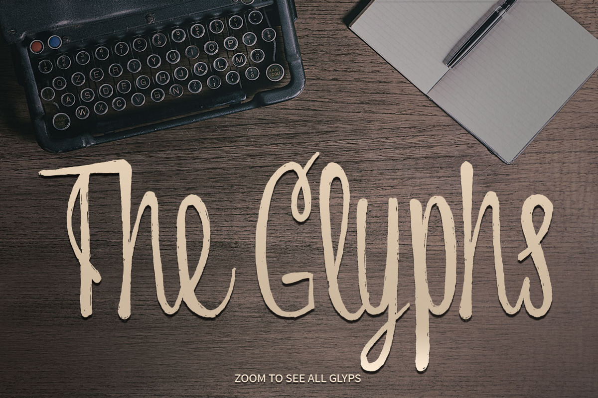 Melancolie Font + Extras preview 2
