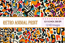 Retro Animal Print by  in Graphics