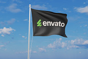 Flag Mockup, an Advertising Mockup by Pexelcorner (Thumbnail 4 of 5)