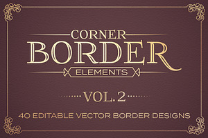 Corner Border Elements Vol. 2