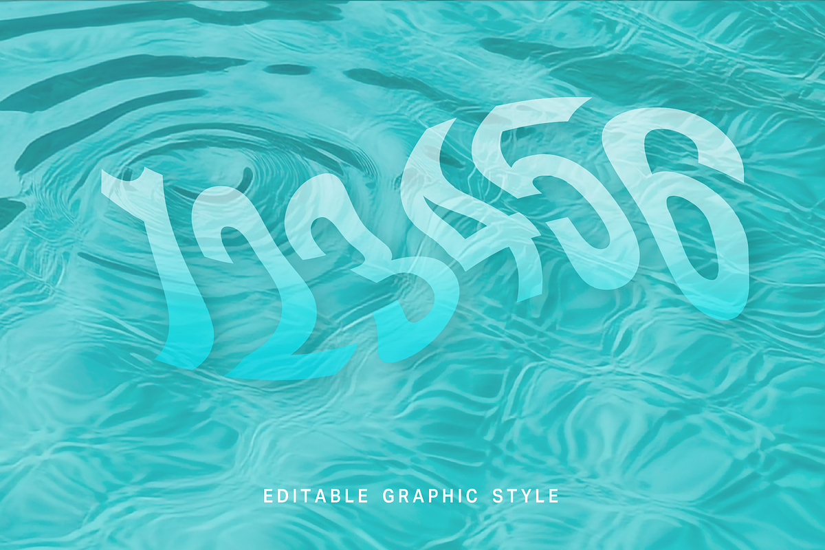 Aqua Wave Ripple Text Effect preview 2