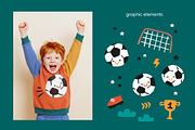 GOAL! football graphic collection, a Pattern Graphic by SurfaceStories (Thumbnail 7 of 11)