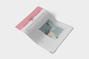 Professional Newspaper Ad PSD Mockup