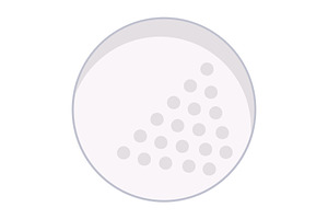 Golf ball Vector Icon, an Icon by Pexelpy