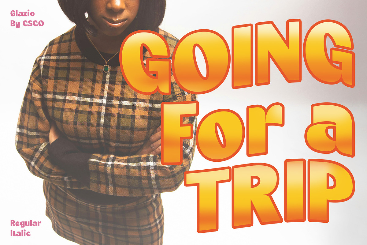 Glazio – Cute Bold Font, a Sans Serif Font by Craft Supply Co. (Photo 5 of 8)