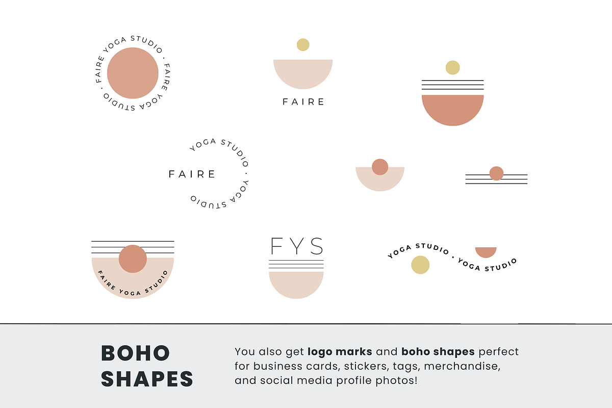 Canva Brand Kit | Yoga Studio Logo, a Branding & Logo Template by Erin Cassidy (Photo 3 of 9)
