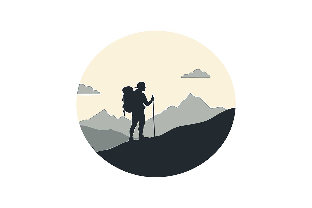 Mountain Explorer Silhouette Bundle, an Object Graphic by Gfx_Store (Photo 9 of 13)