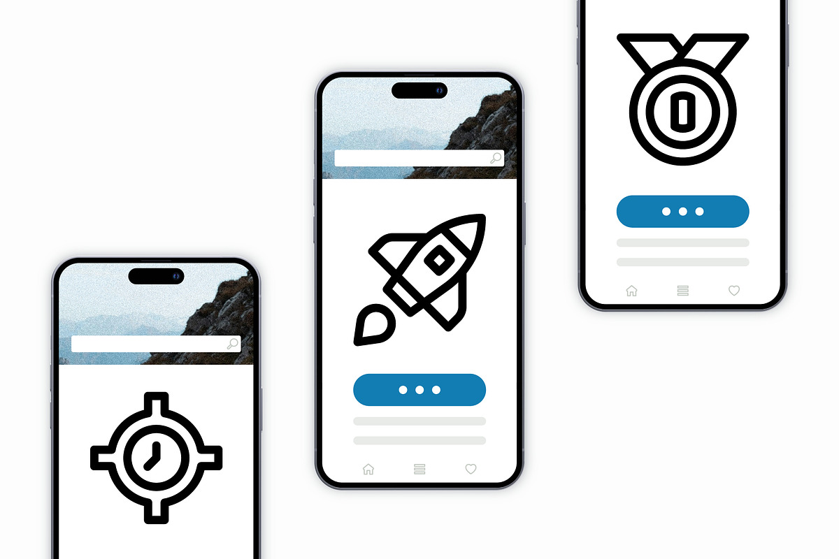 50 Motivation Icons, an Outline Icon by Side Project (Photo 6 of 8)