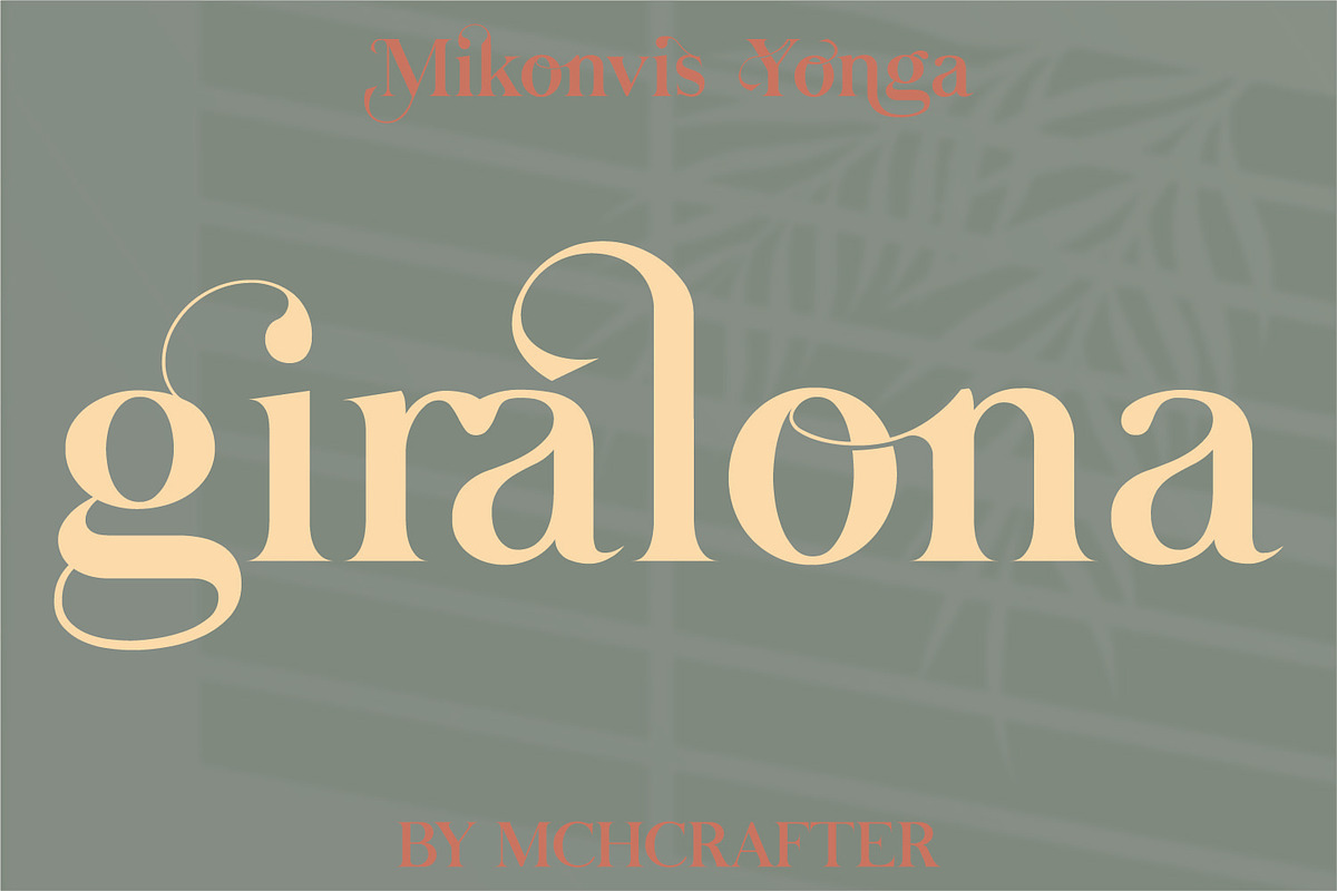 Mikonvis Yonga | Modern Serif Font, a Serif Font by MchCrafter (Photo 13 of 15)