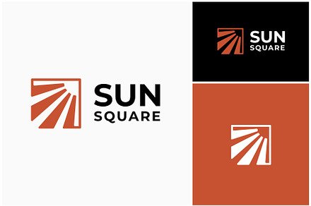 Sun Square Logo, a Branding & Logo Template by sore.studios