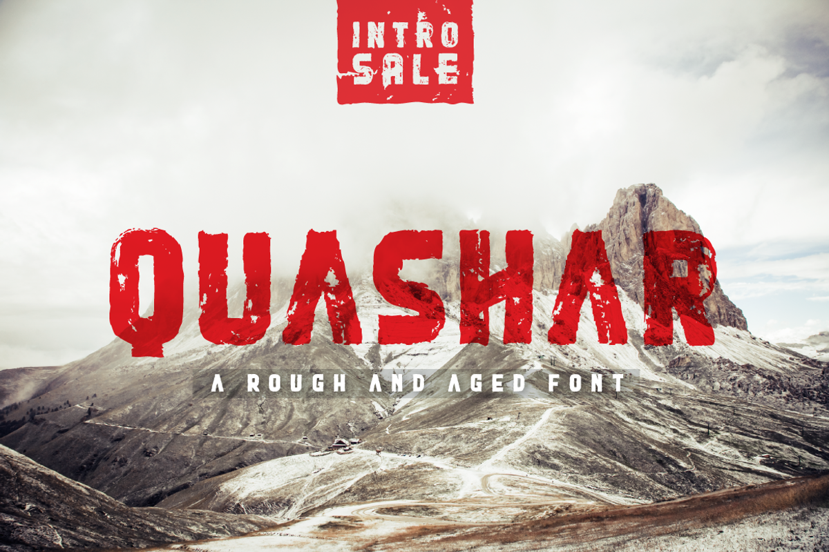 Quashar, a Sans Serif Font by Typia Nesia (Photo 2 of 5)