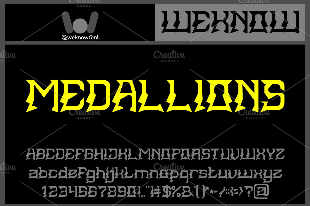 Black Jacket font, a Font by weknow (Photo 4 of 8)