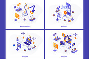 Isometric Concept Illustration Kit, a Templates & Theme by alexdndz (Thumbnail 4 of 26)