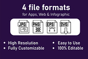 New Year Line Icons Set, an Outline Icon by Adl Studio (Thumbnail 4 of 4)