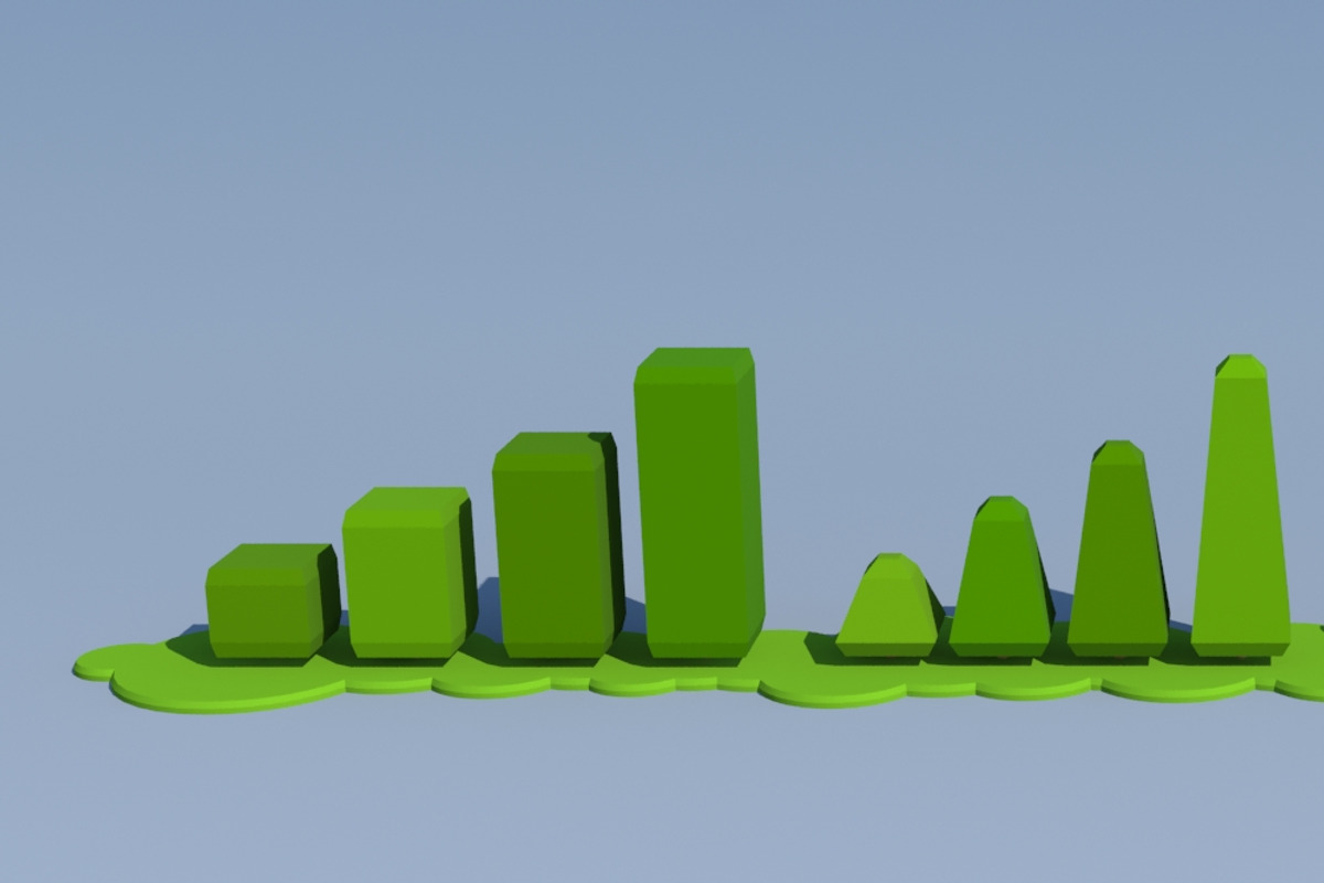 Trees and Bushes Pack - 02, an Environmental 3D Model by Saintpix (Photo 26 of 26)
