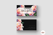 Floral Business Card Template, a Resume Template by Emaholic Template (Thumbnail 3 of 5)