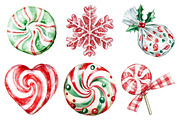 Christmas Peppermint Candy's, an Illustration by Daily.Designs (Thumbnail 3 of 5)