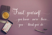 Cimochi, a Script Font by Incools (Thumbnail 3 of 5)