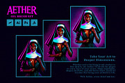 Aether Oil Brush Set (Illustrator), a Brush Add-On by G.A.R.M. Company (Thumbnail 5 of 8)