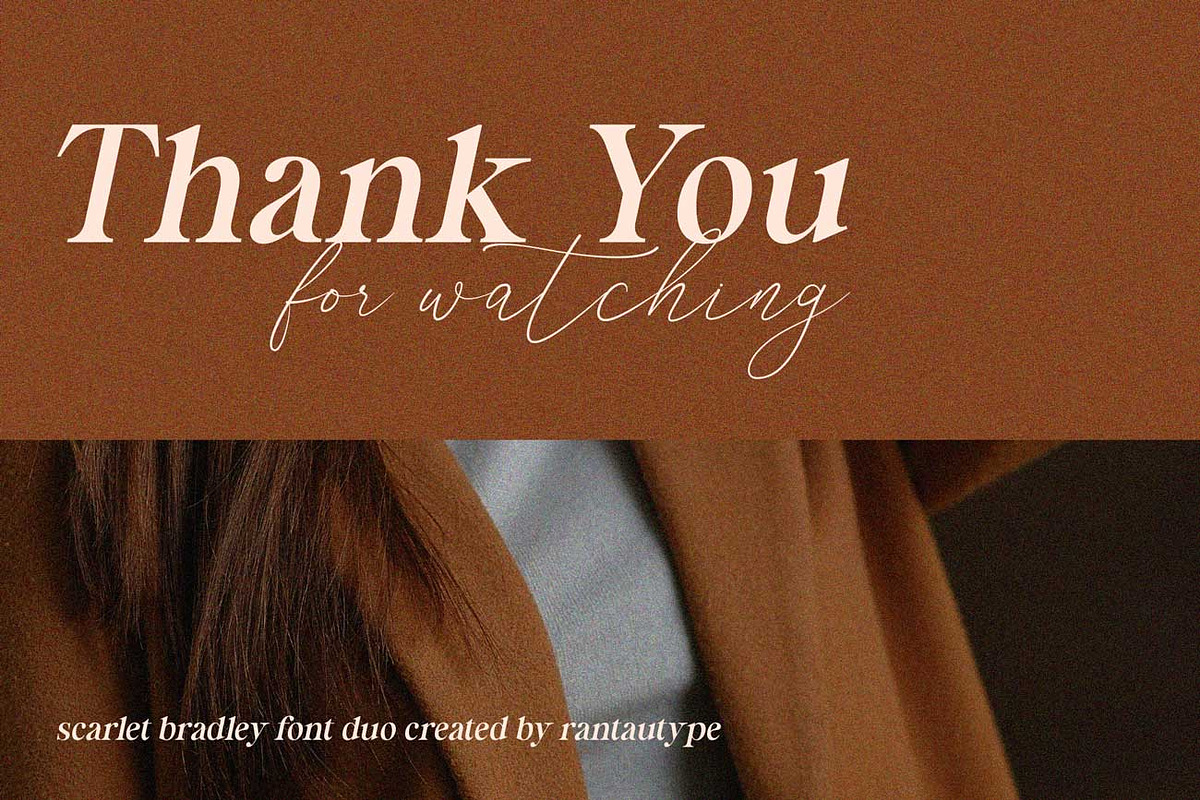 Scarlet Bradley Font Duo, a Font by RantautypeStudio (Photo 14 of 14)