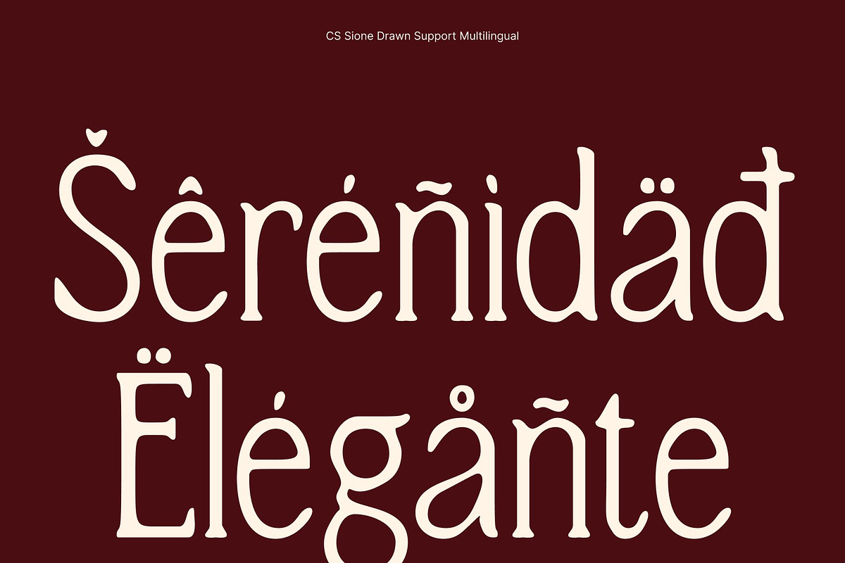CS Sione Drawn, a Serif Font by Craft Supply Co. (Photo 6 of 8)