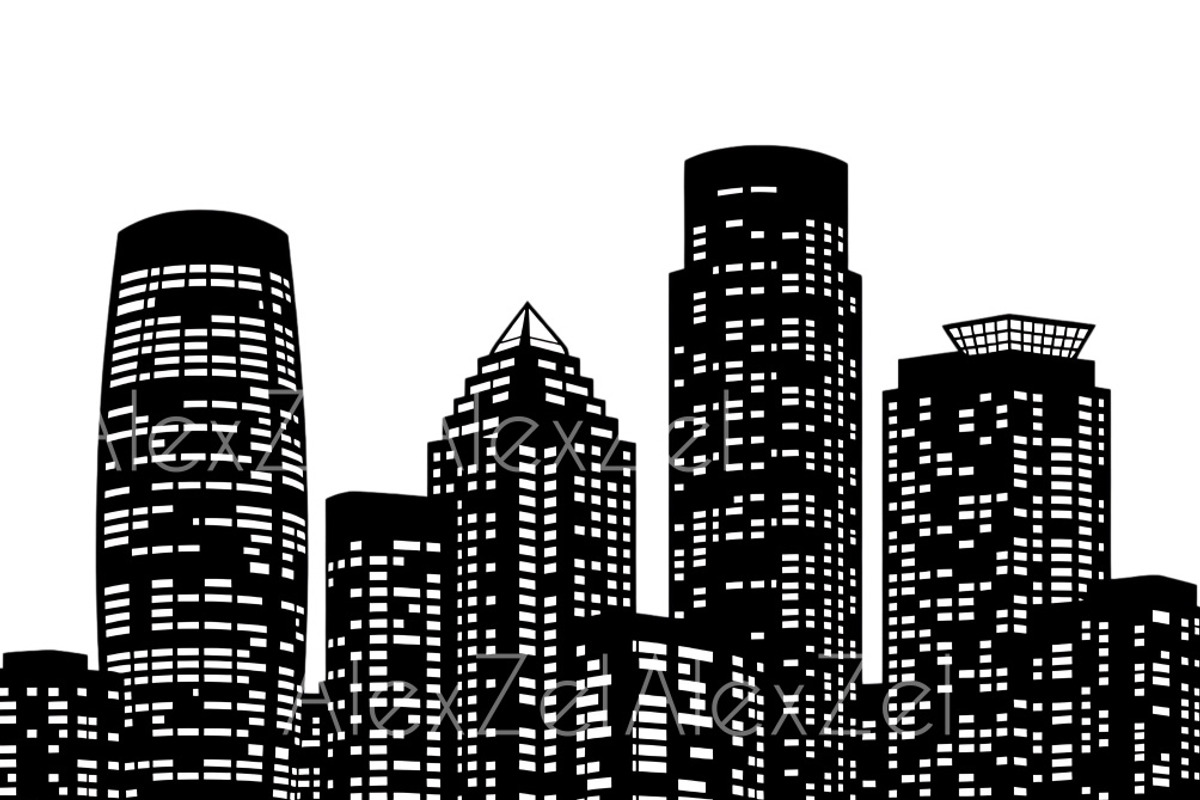 Los Angeles Wall art Skyline, an Empty State Illustration by AlexZeL (Photo 6 of 9)