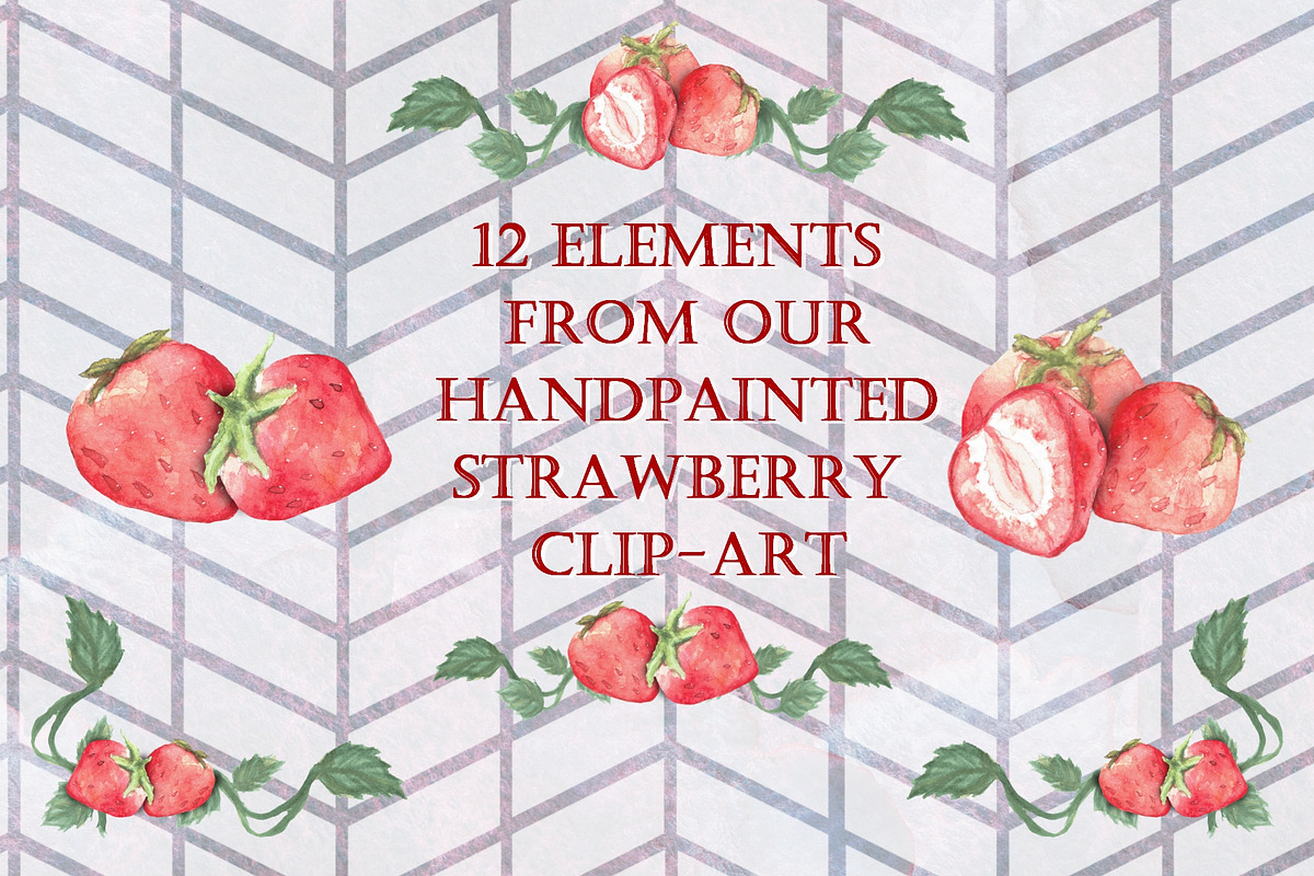 Strawberry Wreaths and More, a Food Illustration by Tubigan Art (Photo 8 of 8)