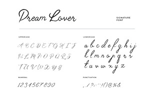 Dream Lover Brush Handwritten Font