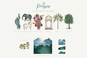 Pichwai Indian Art Bundle, an Illustration by Artifactory Studios (Thumbnail 5 of 6)