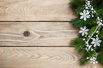 Christmas background featuring christmas, background, and wooden, a Holiday Photo by Olena Rudo