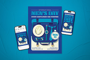 International Men's Day Flyer Set, a Flyer Template by The Good Store